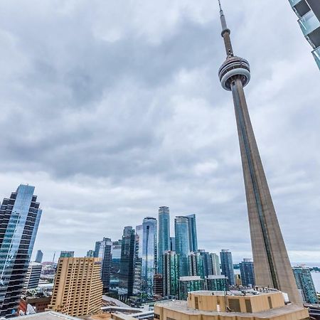 Chol Furnished Suites Heart Of Downtown Toronto, 2 Beds, Free Parking, Cn Tower View Buitenkant foto